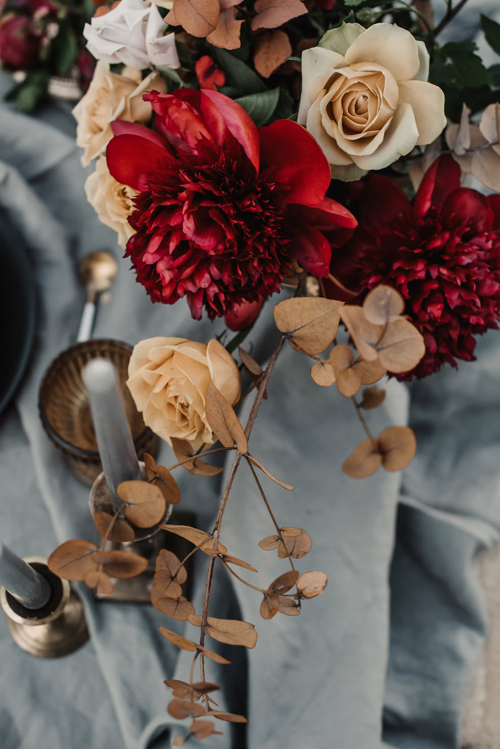 full outdoor wedding environment design in cape town with cohesive spatial styling